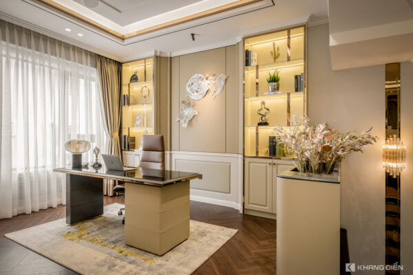 Thiết kế nội thất phòng làm việc đẹp