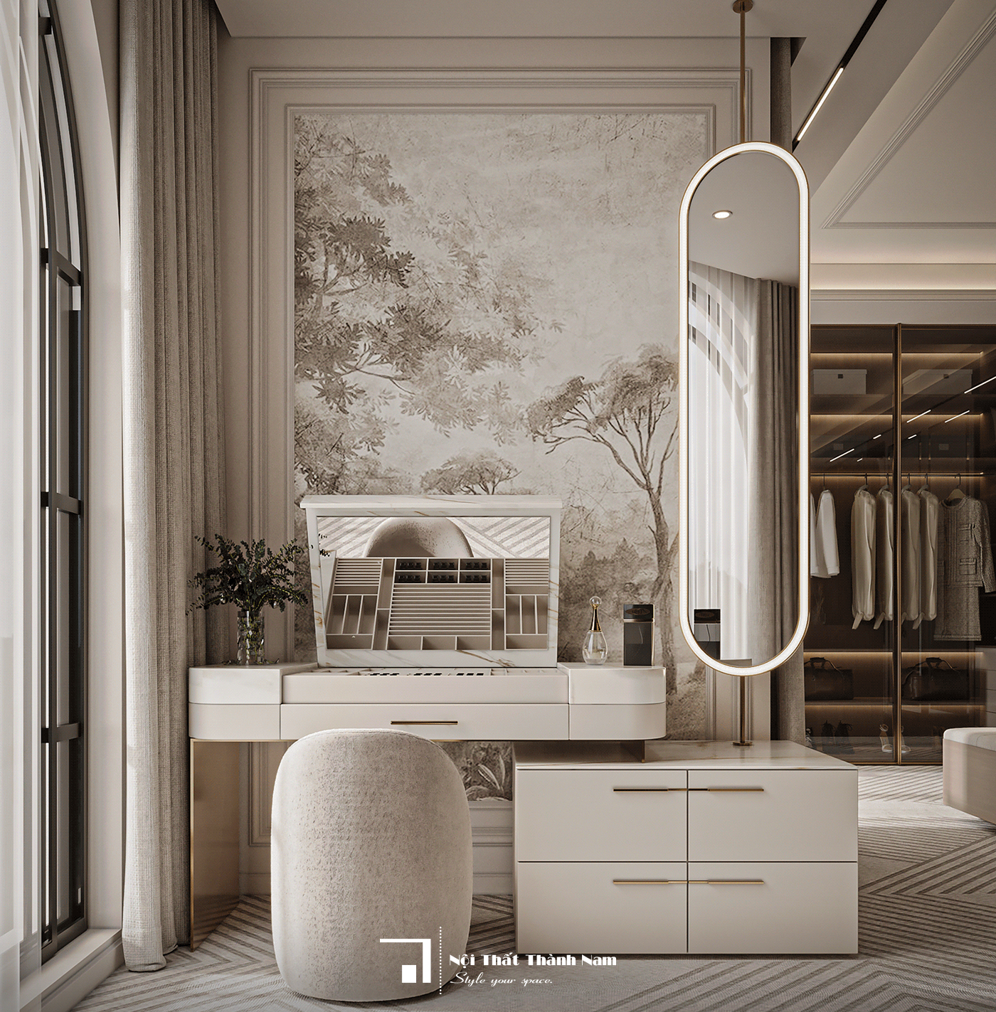 Ý tưởng thiết kế phòng thay đồ