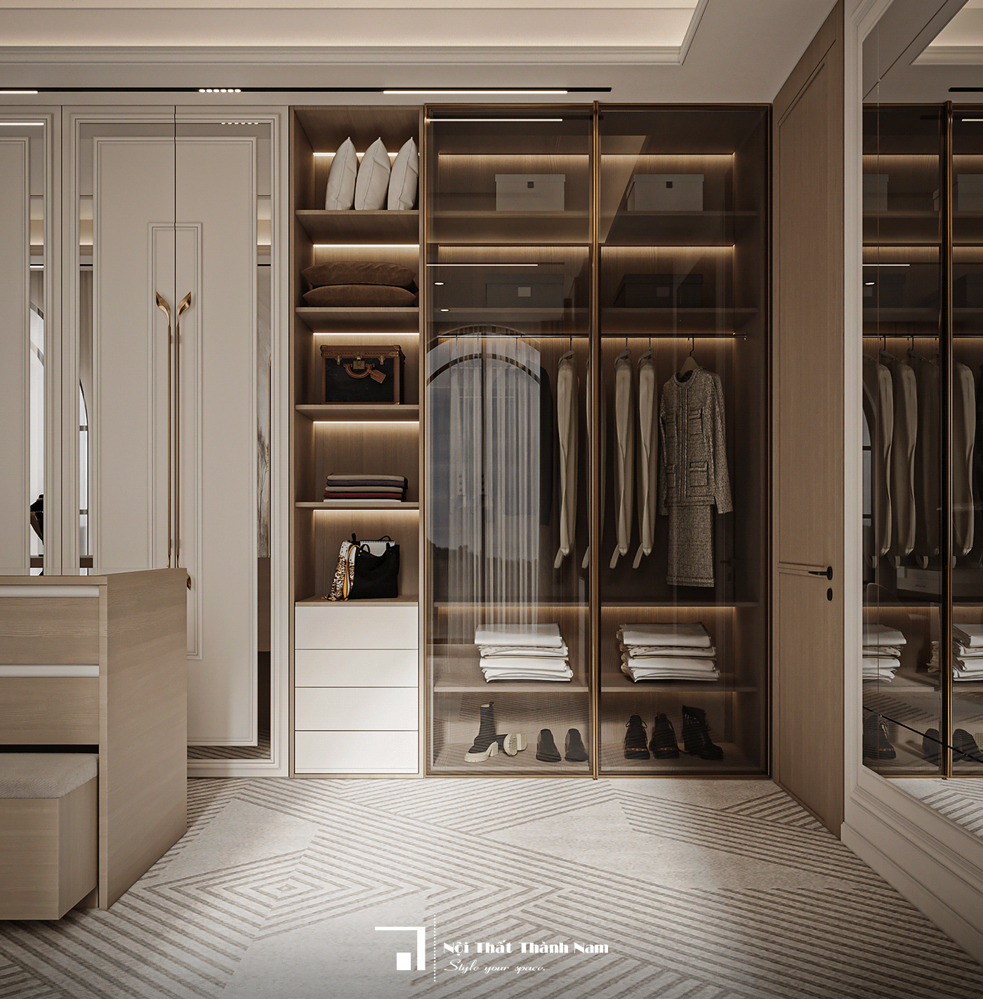 Ý tưởng thiết kế phòng thay đồ