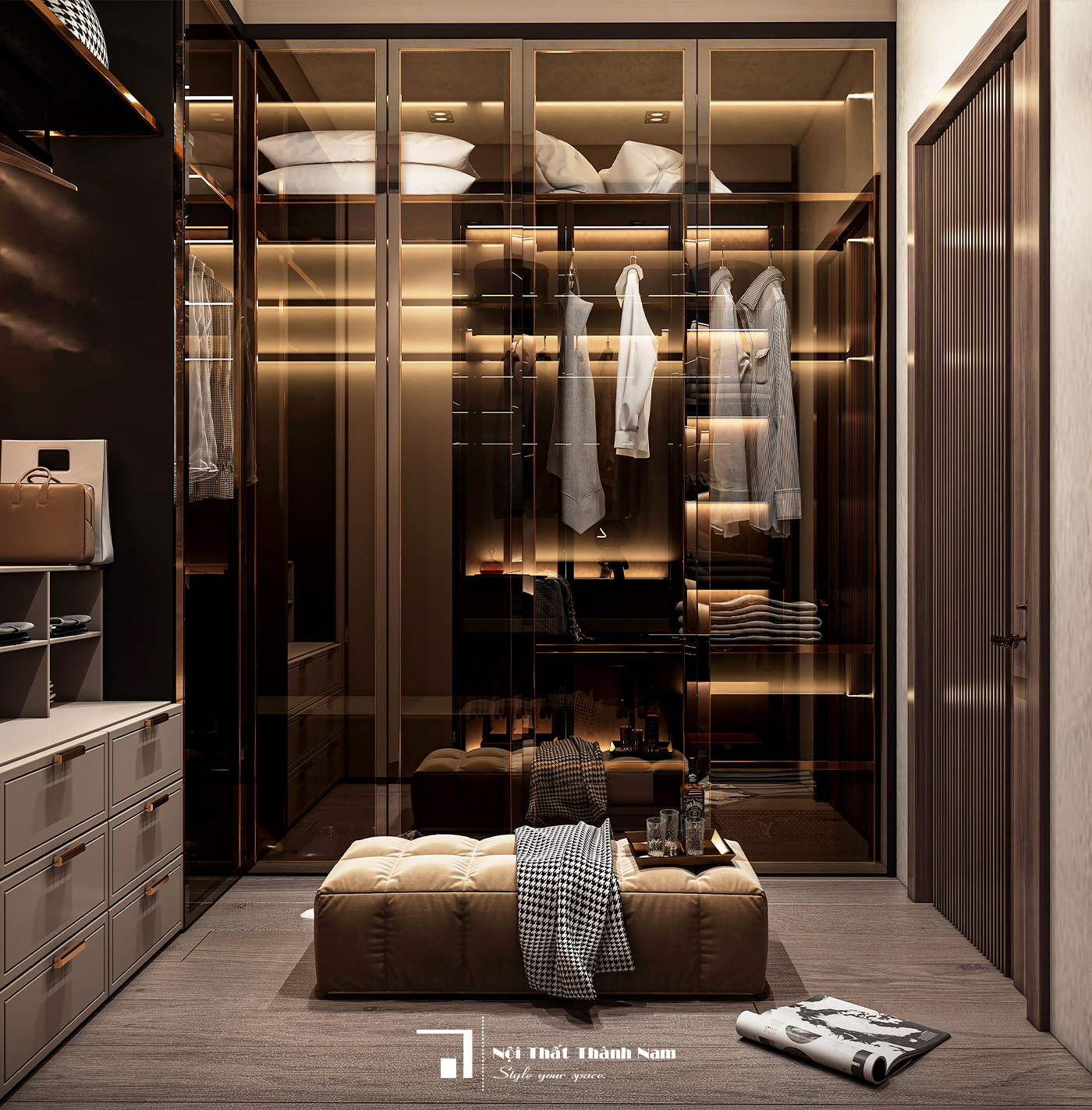 Ý tưởng thiết kế phòng thay đồ