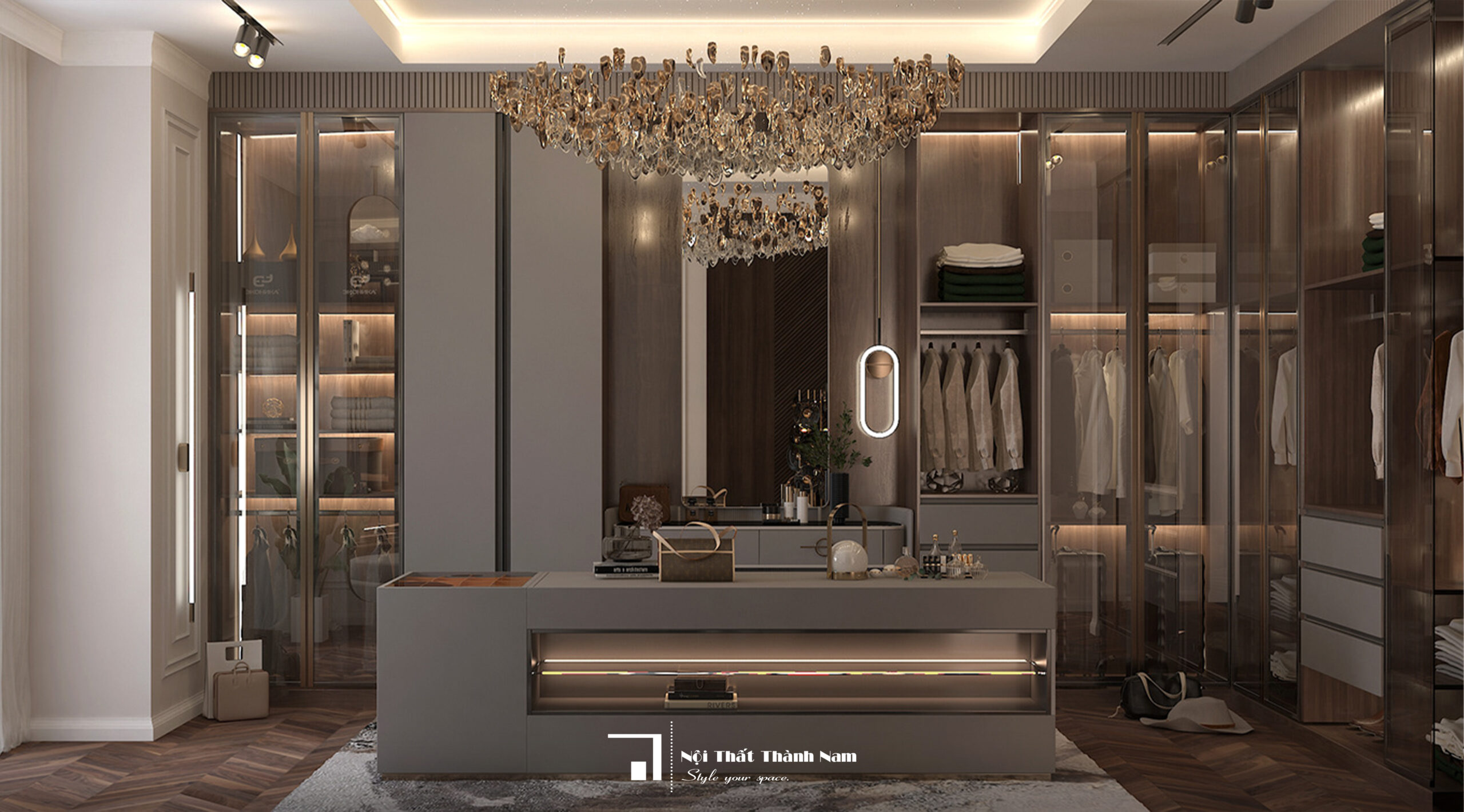 Ý tưởng thiết kế phòng thay đồ