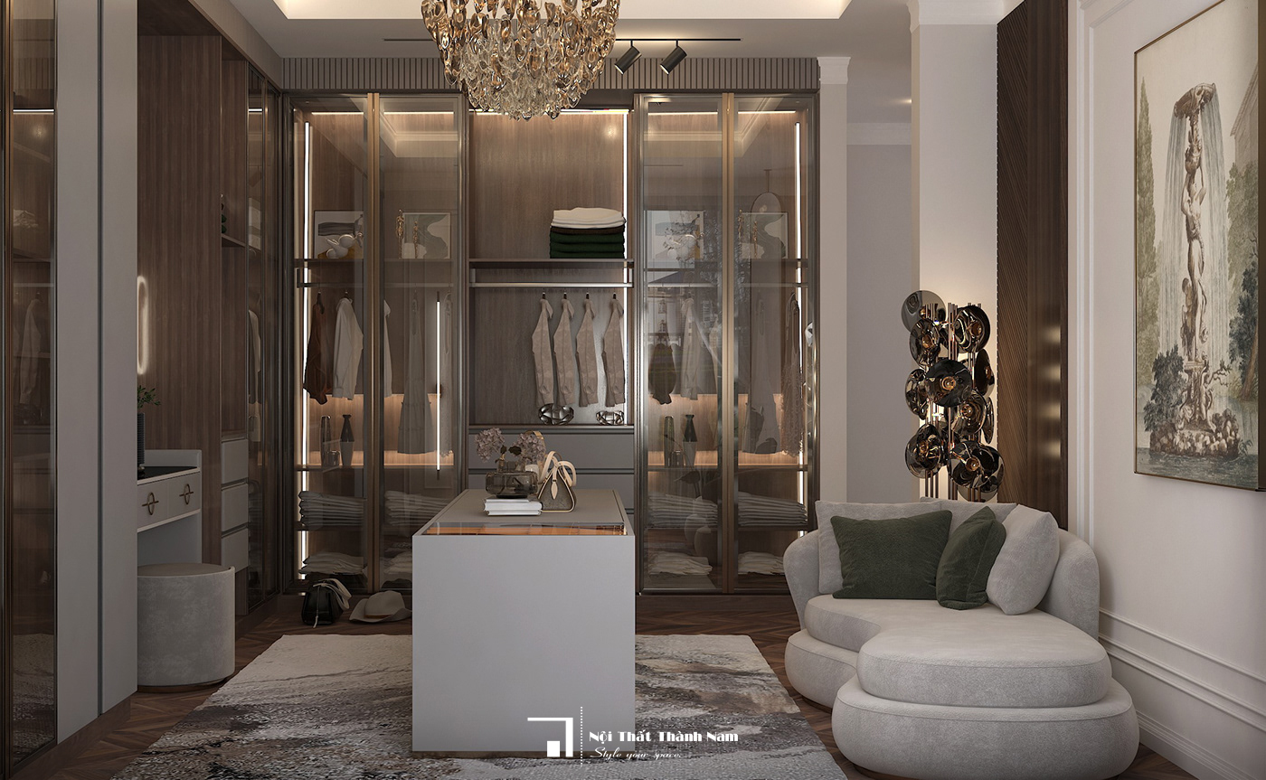 Ý tưởng thiết kế phòng thay đồ