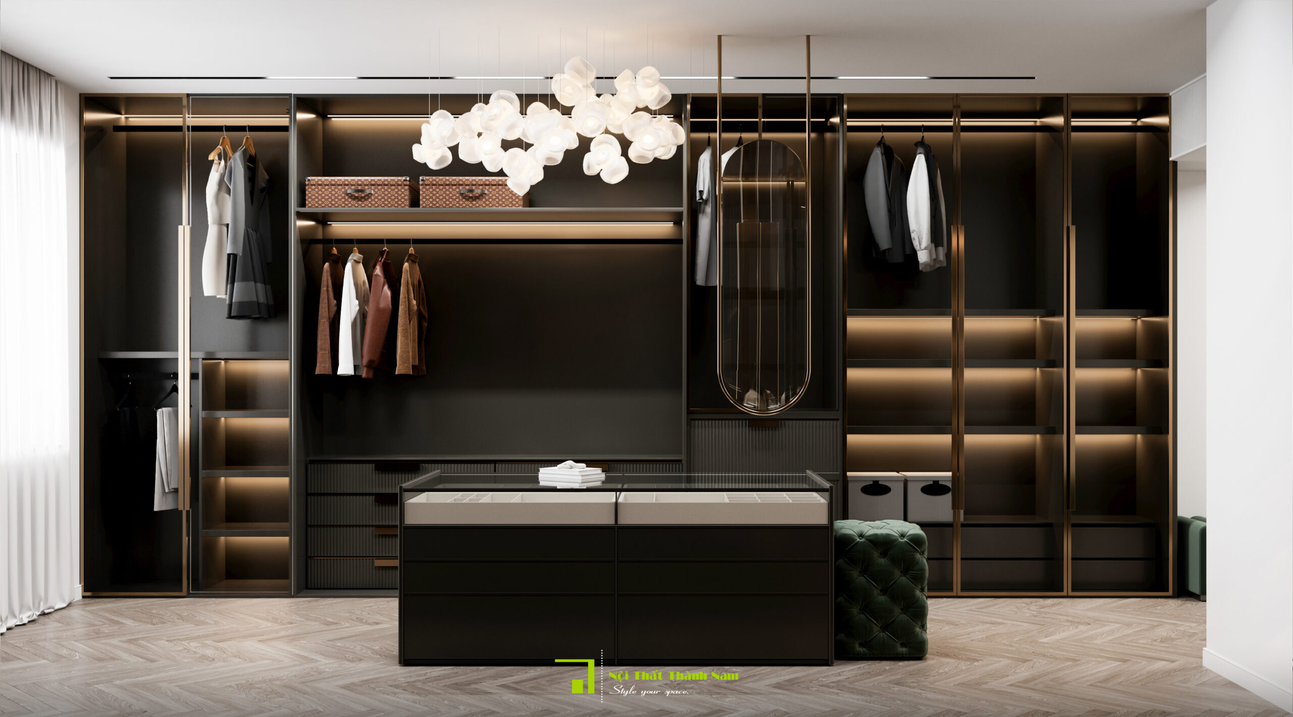 Ý tưởng thiết kế phòng thay đồ