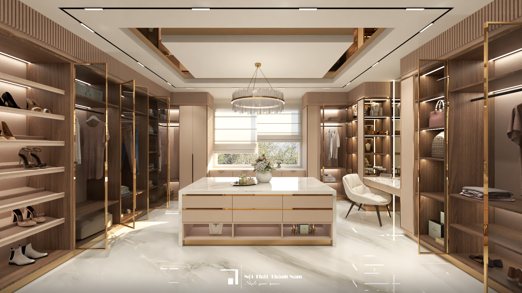 Ý tưởng thiết kế phòng thay đồ