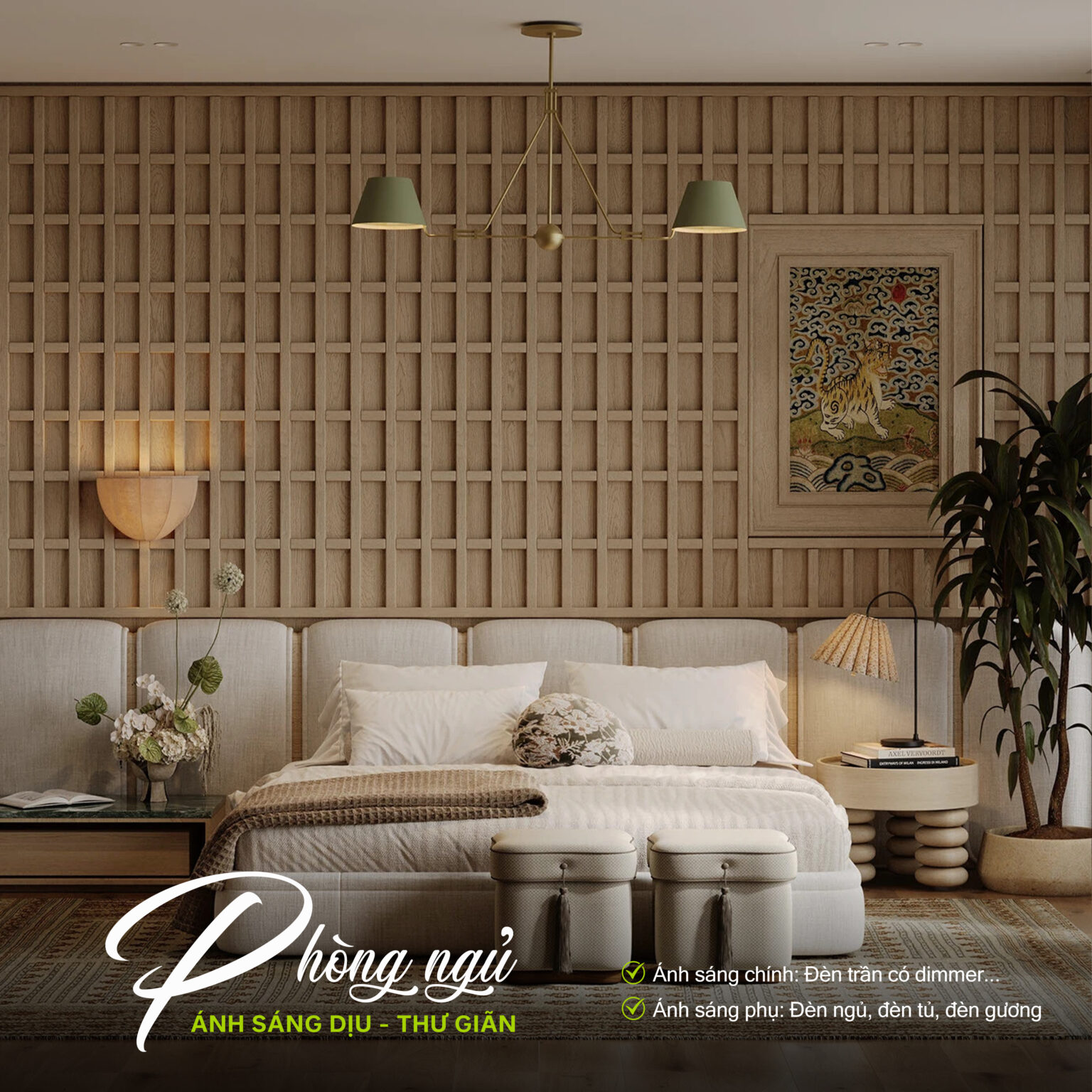 Cách bố trí đèn cho từng khu vực