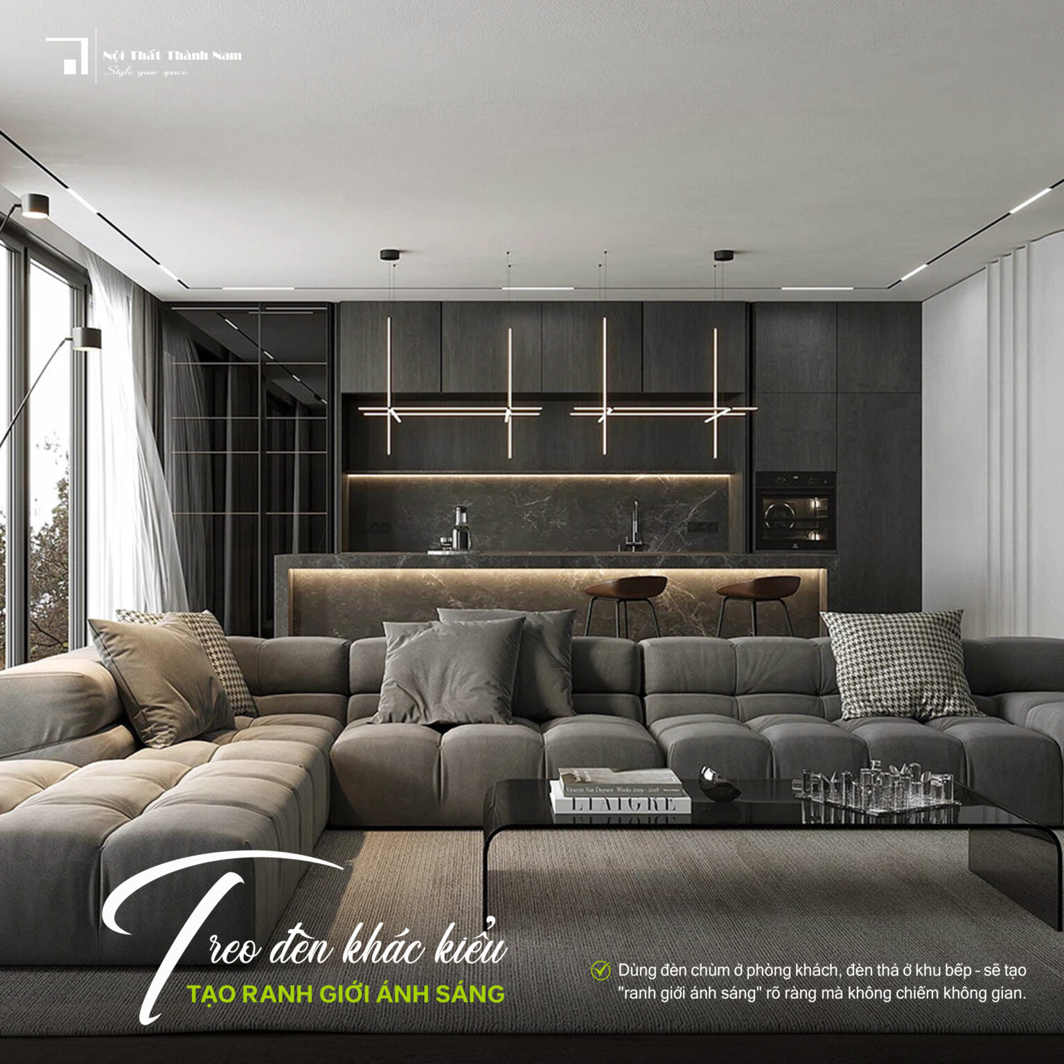 Cách phân chia không gian mở thông minh