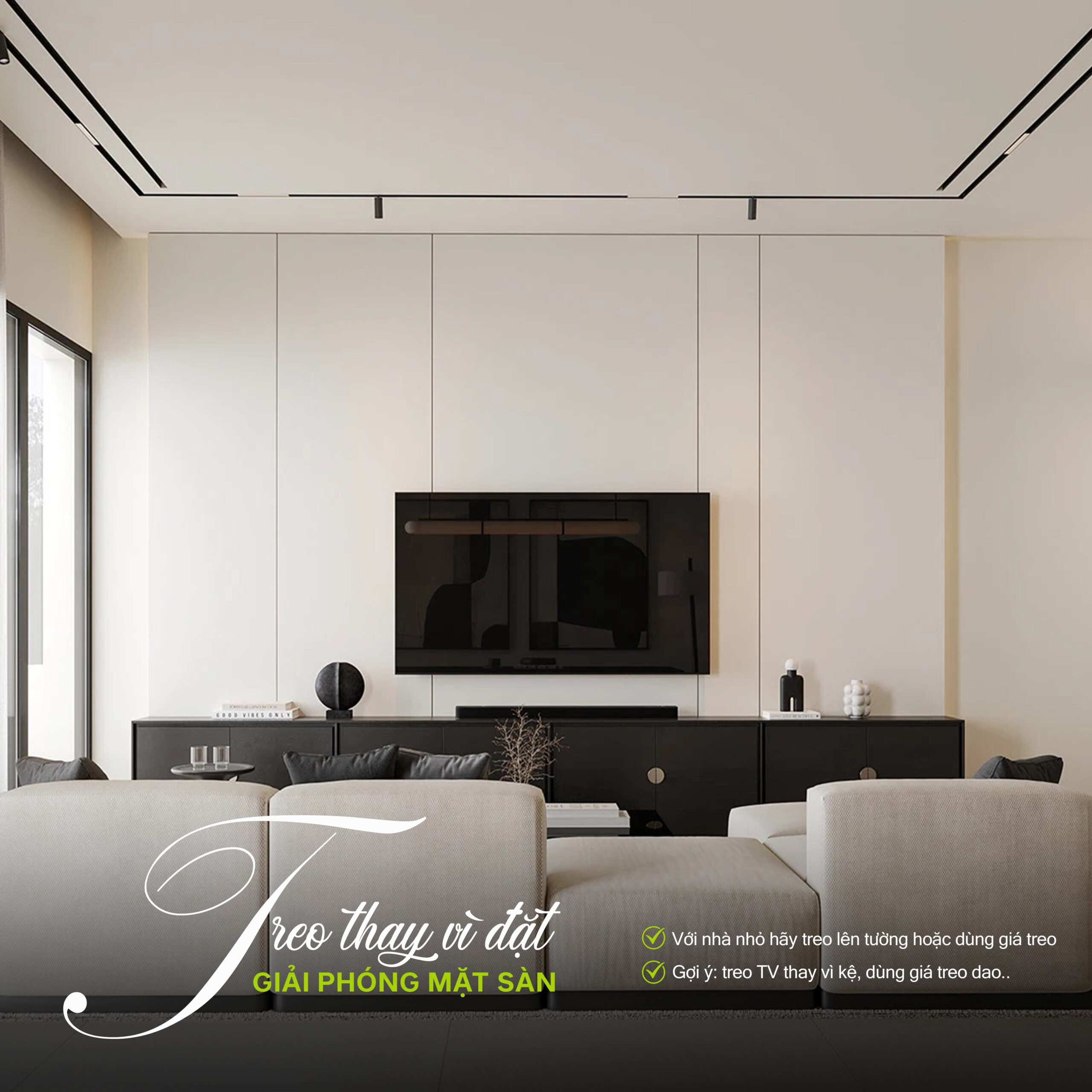 Mẹo sắp xếp nội thất theo chiều dọc