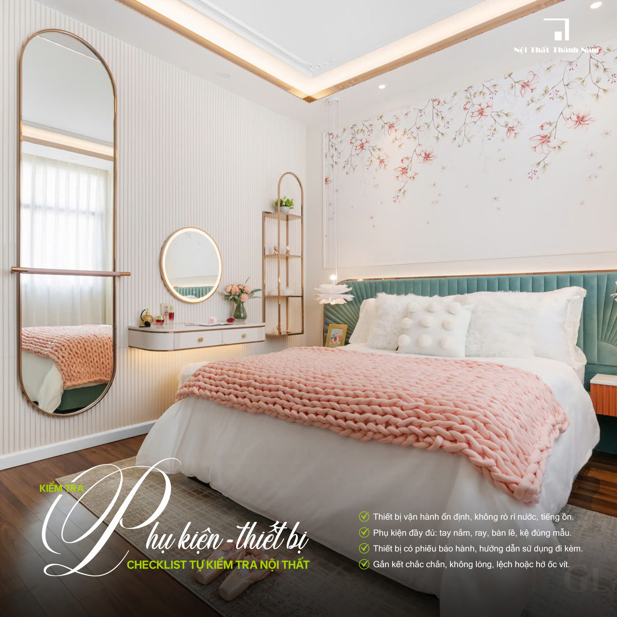 Cách tự kiểm tra nội thất sau bàn giao