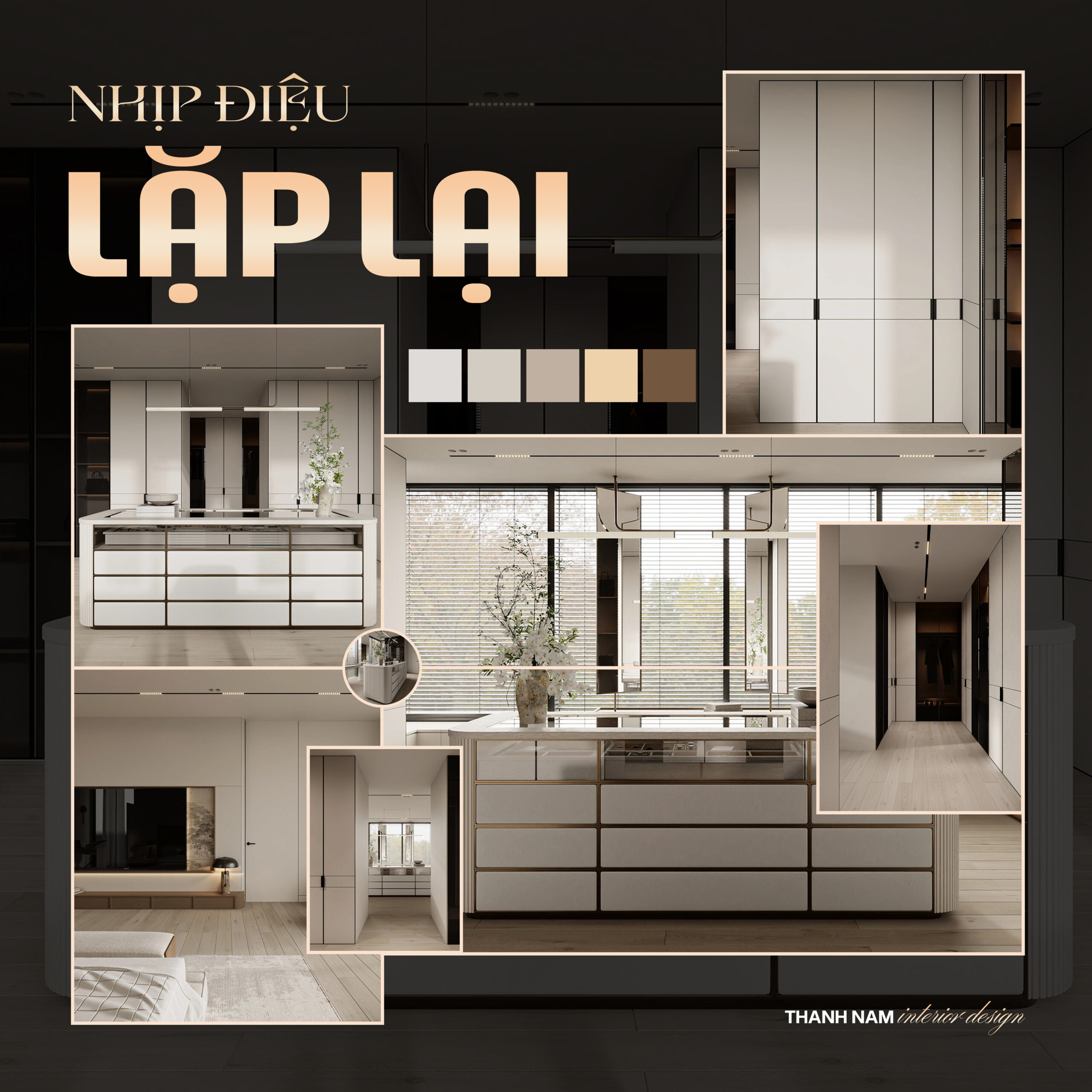 Nhịp điệu trong thiết kế nội thất