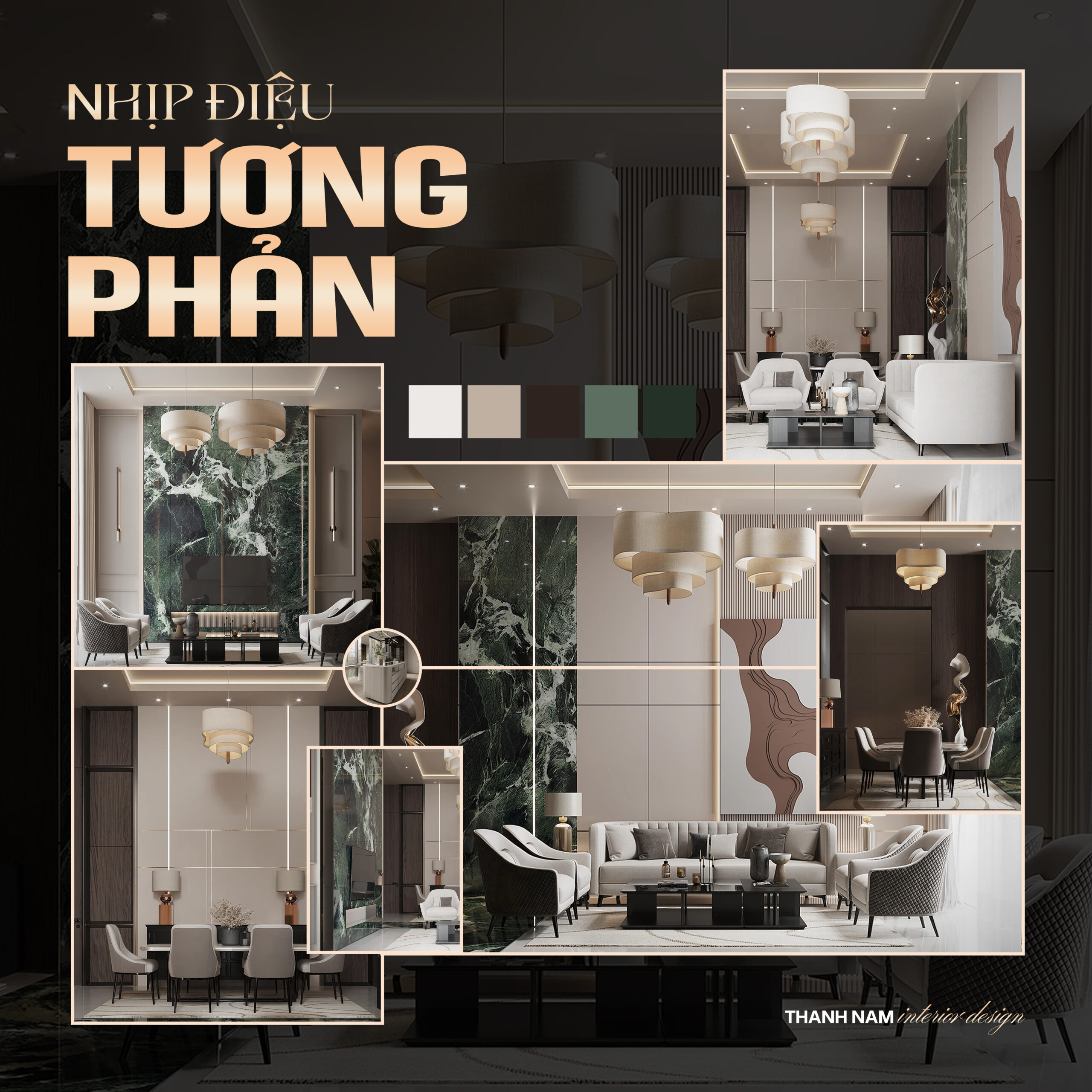 Nhịp điệu trong thiết kế nội thất