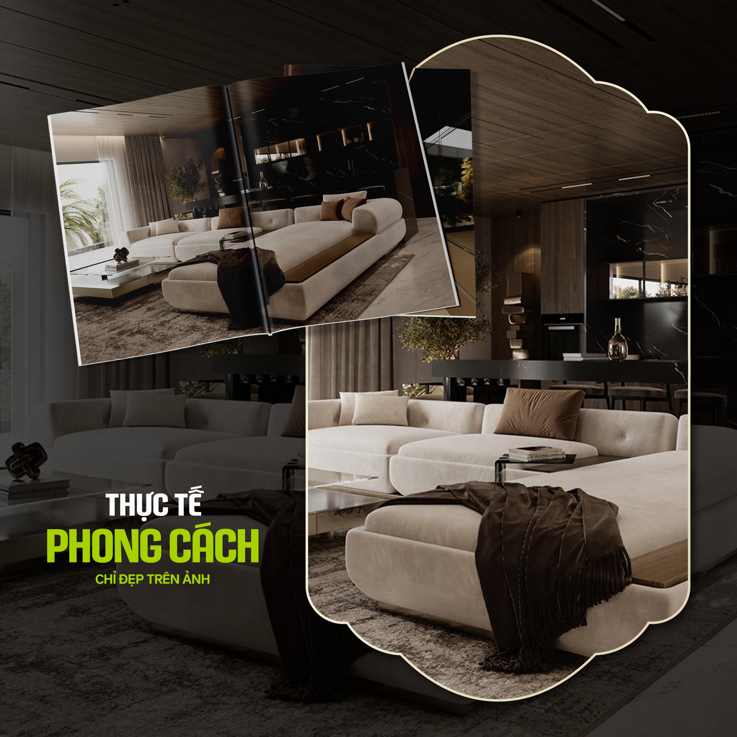 Vì sao phong cách nội thất lung linh trên ảnh nhưng xấu ngoài đời