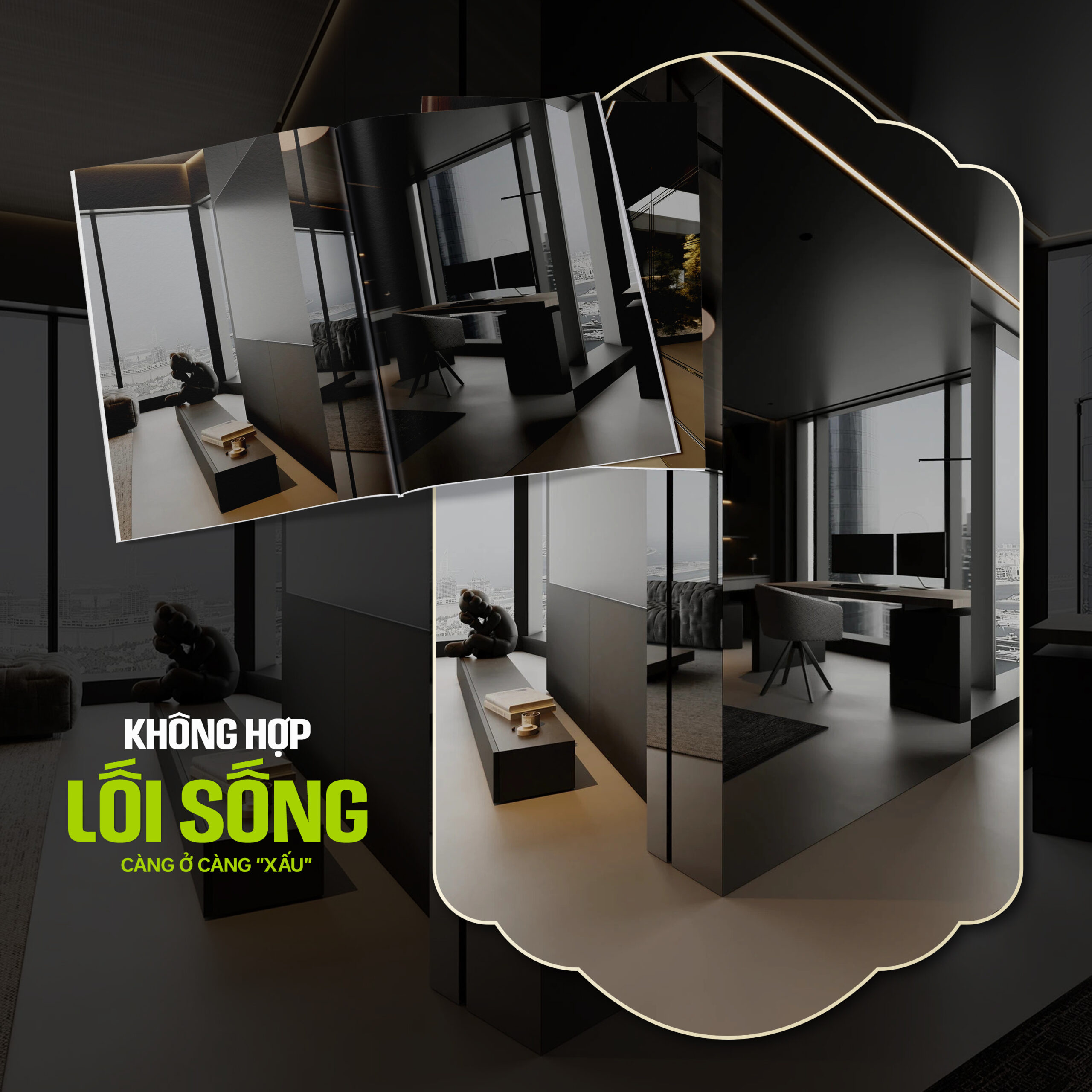 Vì sao phong cách nội thất lung linh trên ảnh nhưng xấu ngoài đời