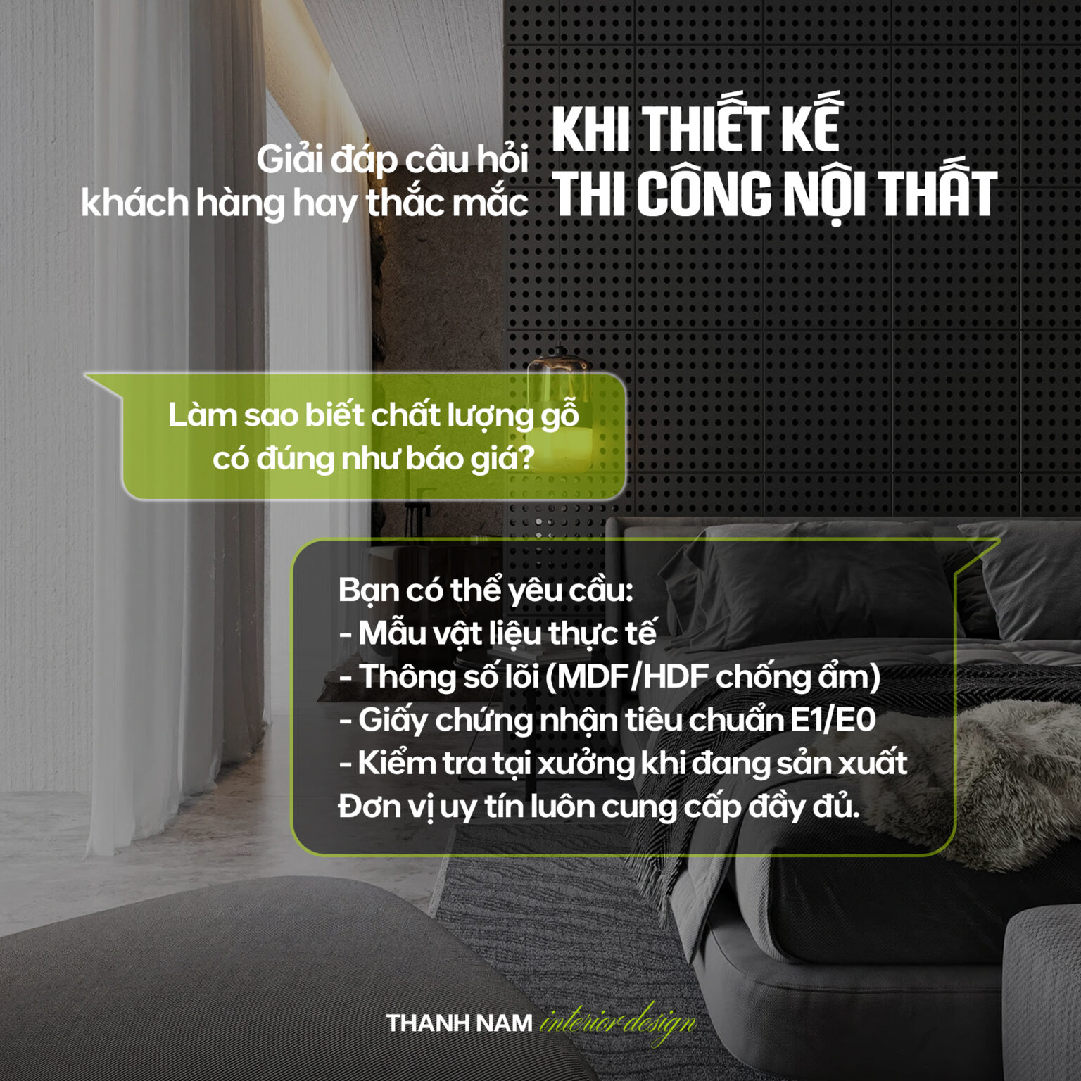 Giải đáp câu hỏi khi thiết kế thi công nội thất