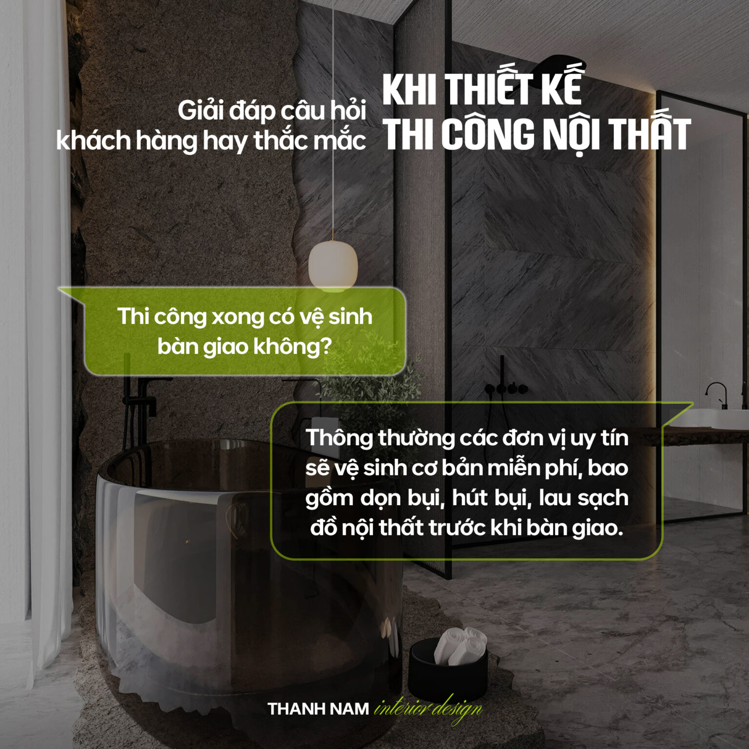 Giải đáp câu hỏi khi thiết kế thi công nội thất