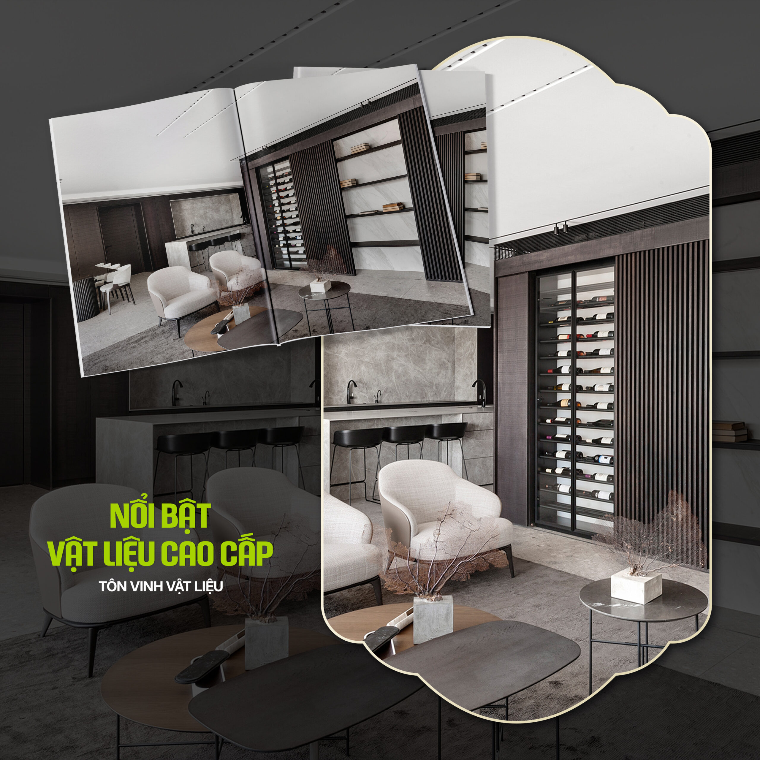 Vì sao công trình nội thất cao cấp chuộng tone trung tính?