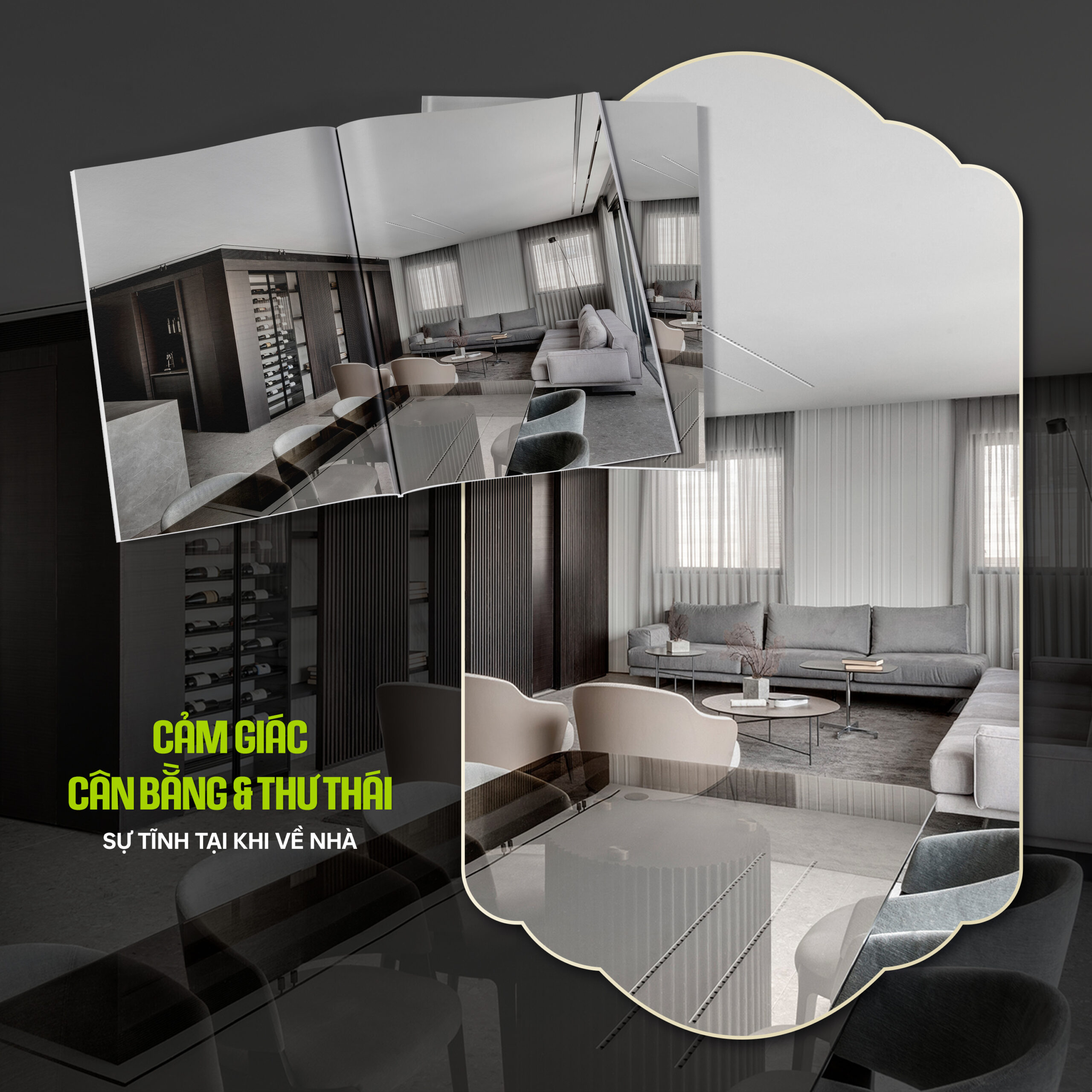 Vì sao công trình nội thất cao cấp chuộng tone trung tính?